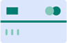 Pictogramme d'une carte bancaire.